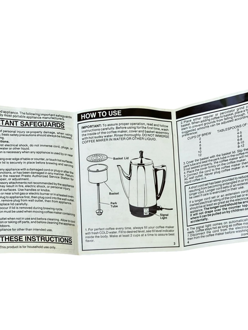 VTG PRESTO Stainless Coffee Pot Percolator 2-12 Cups Electric 1990s No Cable - Picture 14 of 15